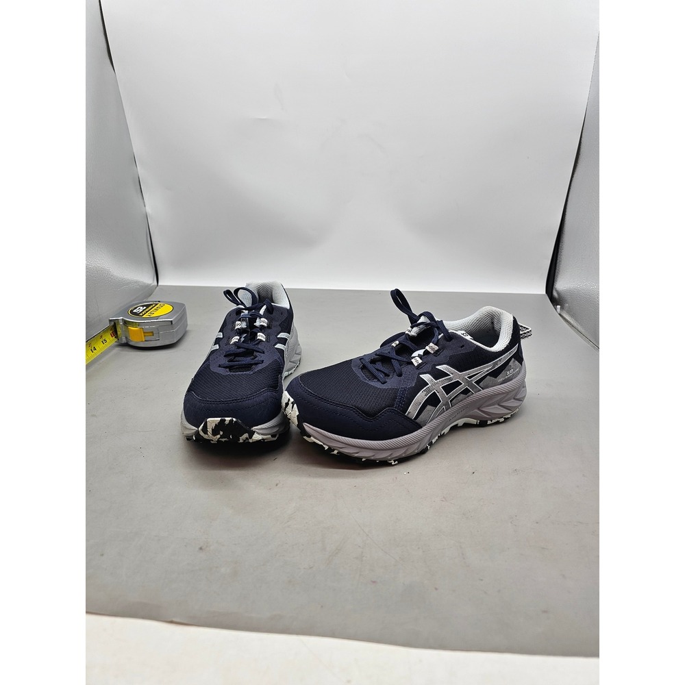 Asics Gel Sonoma 6 Navy Blue Silver Trail Running Shoes Mens 8 1012B759